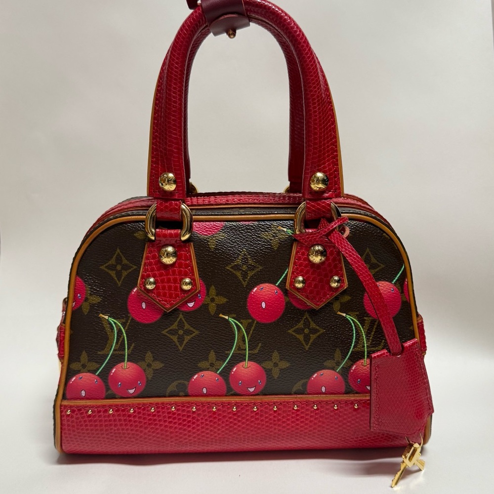 Louis Vuitton* Monogram Cherry Neo Deauville Handbag M95001